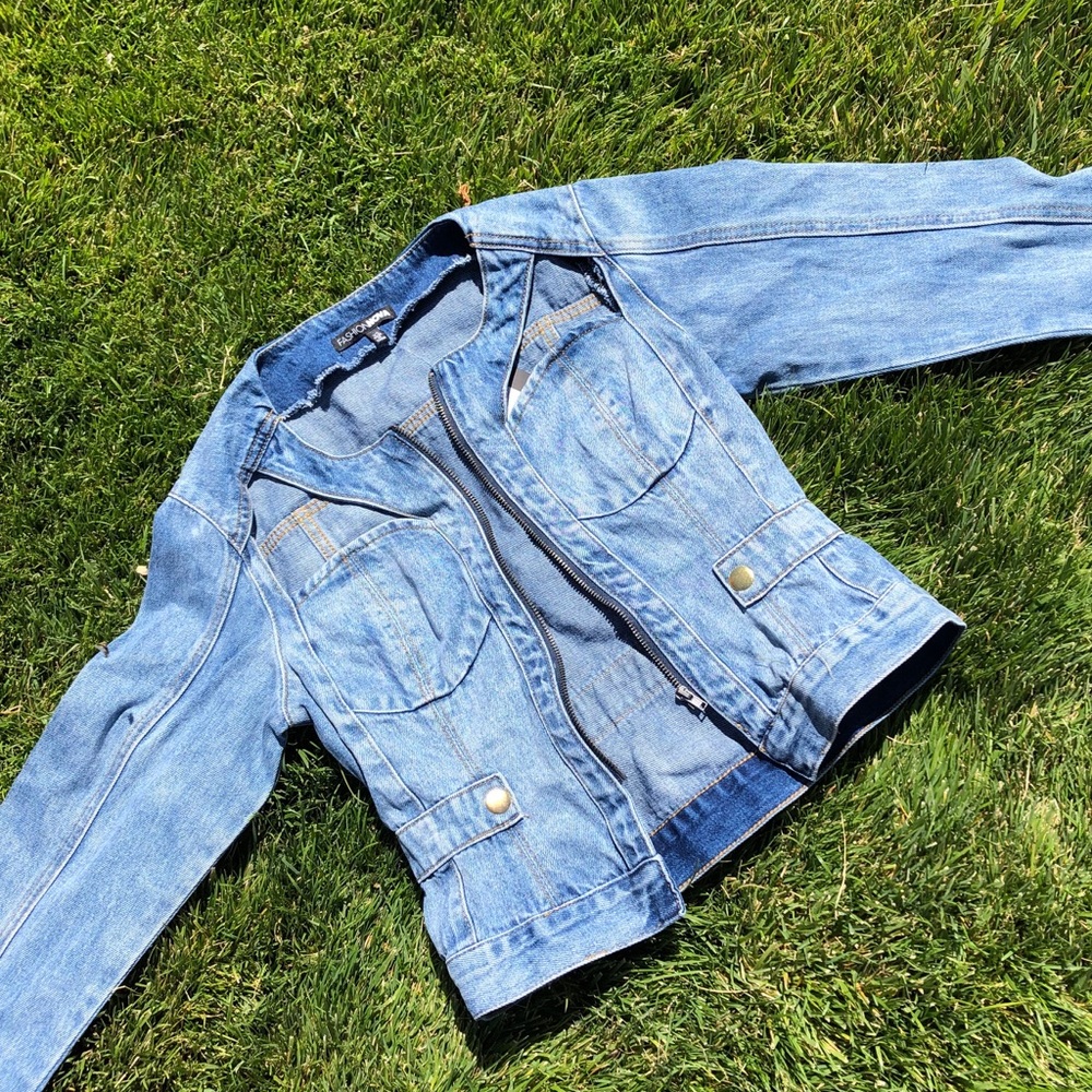 New fashion nova jean jacket!